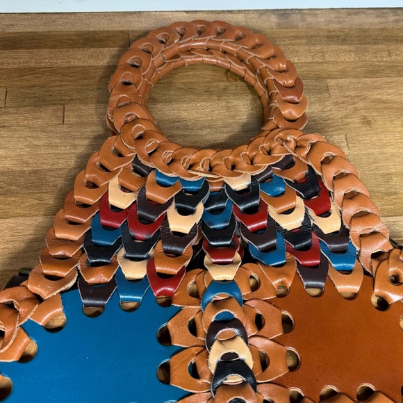 Patricia Nash Pisticci Flapover Crossbody Bag - Chainlink Collection - Picture 6 of 9